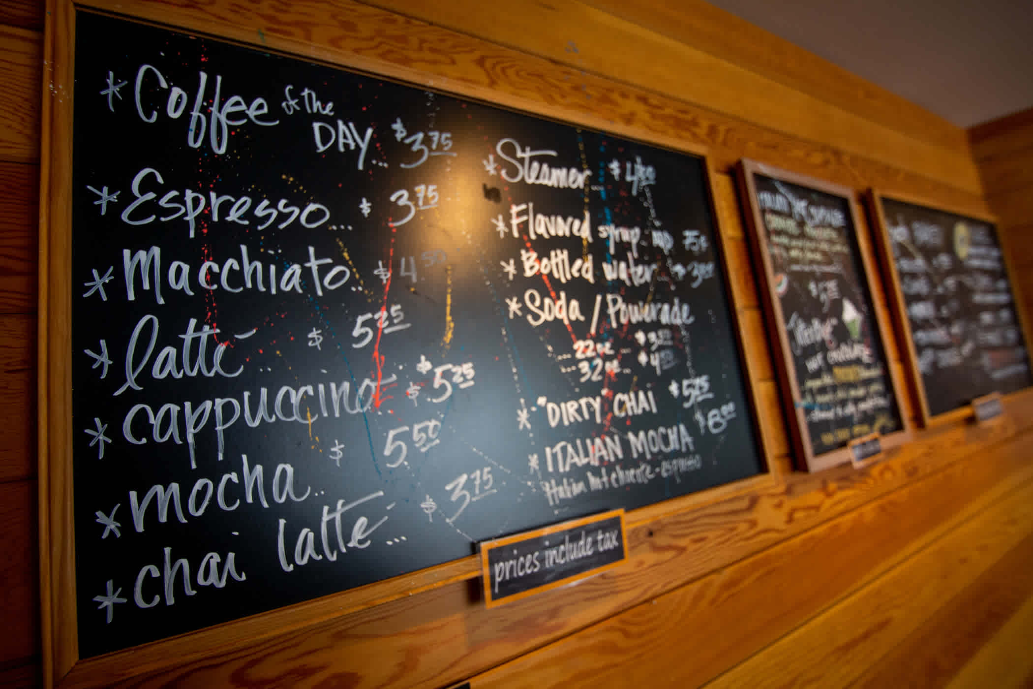 Baldy Brews menu