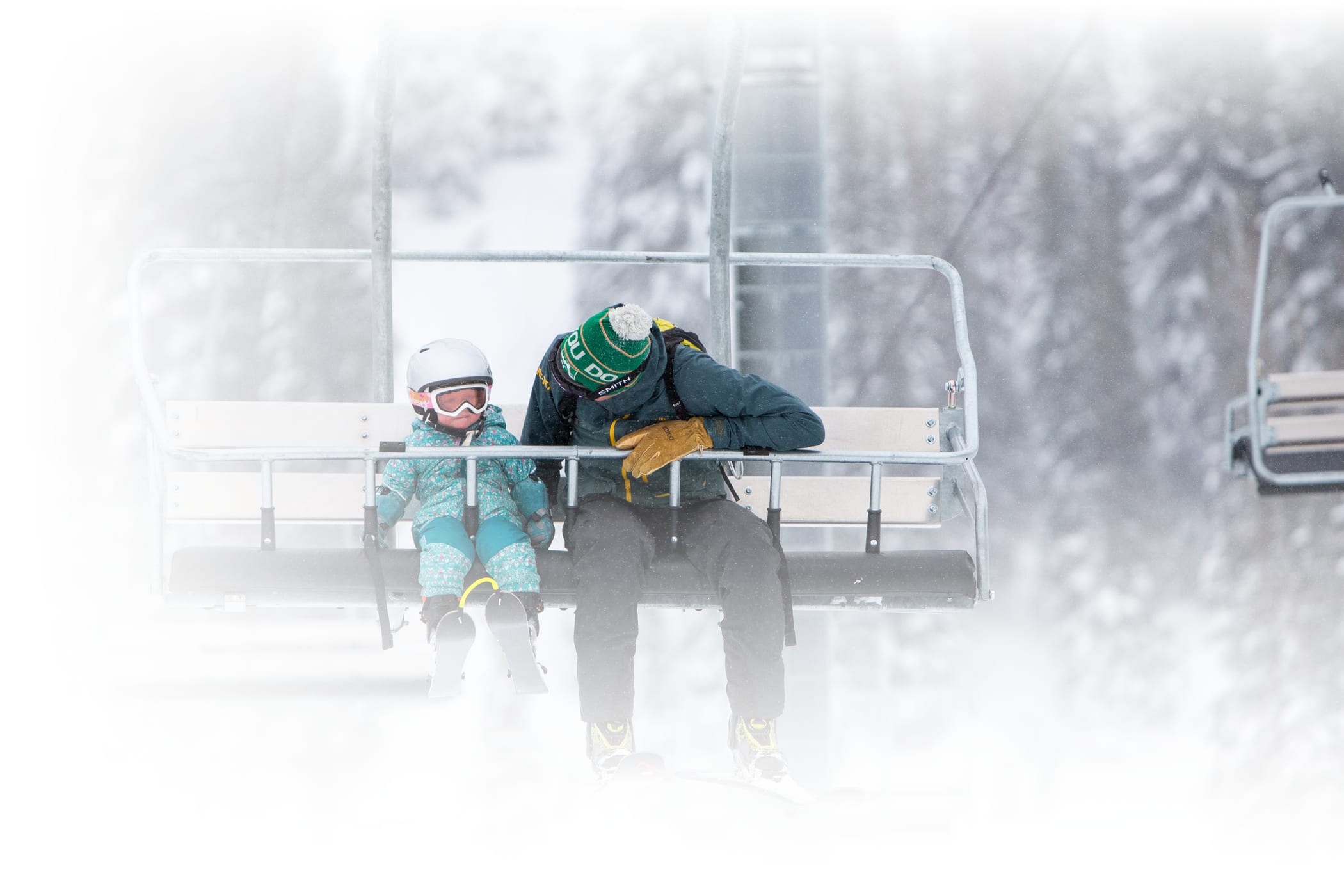 Learning to ski at Alta Ski Area